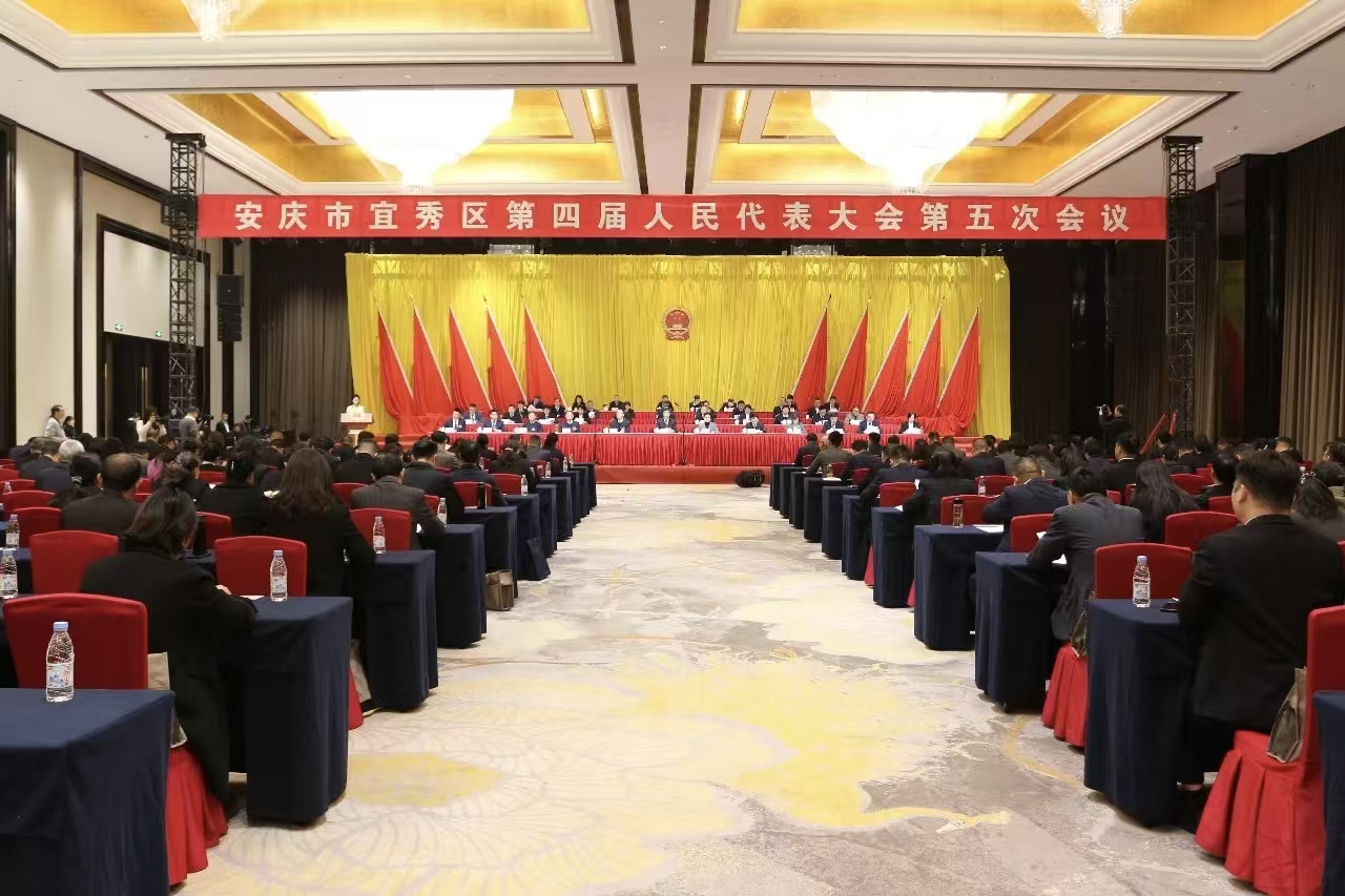 宜秀区第四届人民代表大会第五次会议胜利闭幕 黄震当选